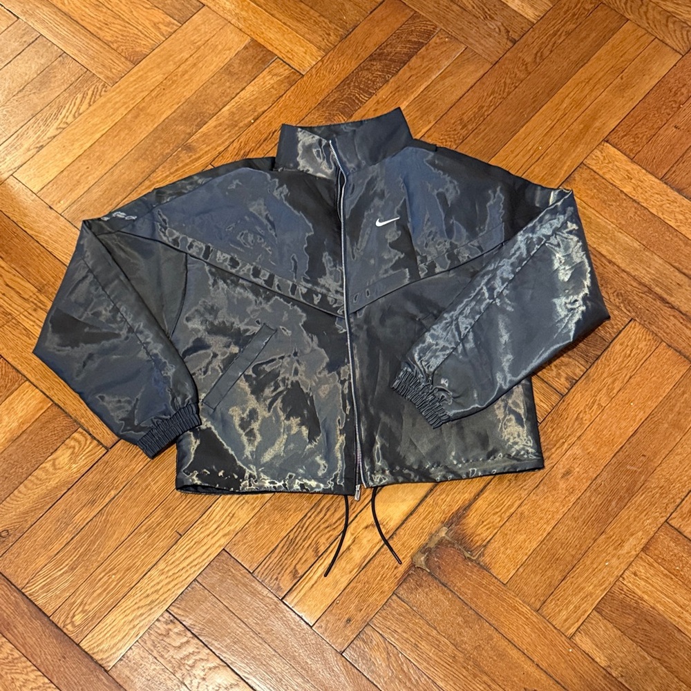 Nike Black Reflective Windbreaker Jacket